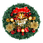Christmas Wreath Door Garland Decoration Front Door Hanging Flowers Tree Decor(J1 - 2)