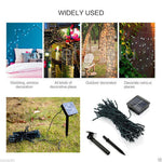Solar Fairy String Led Lights 12M - 32M Outdoor Garden Christmas Party Decor(22M200Led)