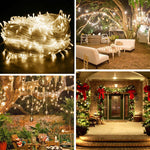 Solar Fairy String Led Lights 12M - 32M Outdoor Garden Christmas Party Decor(22M200Led)