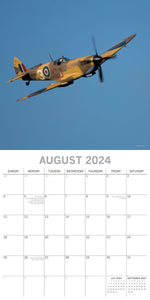 Spitfires - 2024 Square Wall Calendar 16 Months Planner Christmas New Year Gift