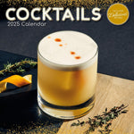Cocktails 2025 Square Wall Calendar Food 16 - Month Christmas Premium Planner Gift