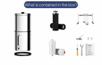 Aimex Portable Water Filter - Gravity - Fed, 304 Stainless Steel, Fluoride Removal