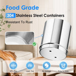 Aimex Portable Water Filter - Gravity - Fed, 304 Stainless Steel, Fluoride Removal