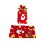 10pcs Christmas Candy Bags Gift Treat Drawstring Pouches Biscuit Cookie Packaging - 10Pcs Bag - Merry Christmas
