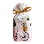 10pcs Christmas Candy Bags Gift Treat Drawstring Pouches Biscuit Cookie Packaging - 10Pcs Bag - Merry Christmas