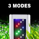 LED Colour Changing Aquarium Light Fish Tank Water Bracket Lamp Clip - 48cm