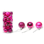 24Pcs/Pack Christmas Tree Xmas Balls Decorations Baubles Party Wedding Ornament - Fruit Green