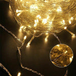 5M 50 Led Curtain Fairy String Lights Wedding Outdoor Christmas Garden Party - Cool White