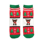 Christmas Socks Santa Reindeer Snowman Pattern Xmas Party Gift Stockings - Bear