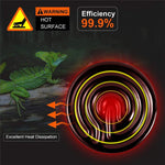 2X Ceramic Infrared Heat Lamp Bulbs for Reptiles and Terrariums - 50W - 2PCS