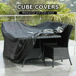 Waterproof Outdoor Furniture Cover Garden Patio Rain Uv Table Protector Chair - 120*120*74
