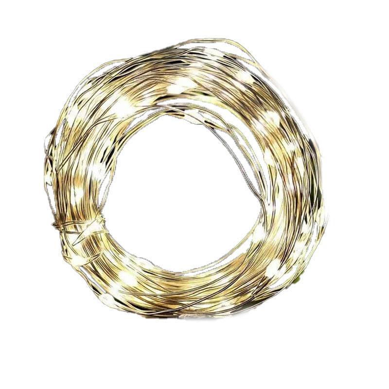 5M 10M 20M Usb Powered Copper Wire String Fairy Lights Xmas Wedding Party Home - Pure White(10m 100lights)