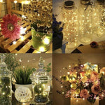 5M 10M 20M Usb Powered Copper Wire String Fairy Lights Xmas Wedding Party Home - Pure White(5m 50lights)