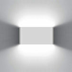 LED Wall Light IP65 Waterproof Modern Up Down Outdoor Indoor Sconce Lamp - Wall Light - Black - Warm