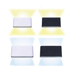 LED Wall Light IP65 Waterproof Modern Up Down Outdoor Indoor Sconce Lamp - Wall Light - White - Cool