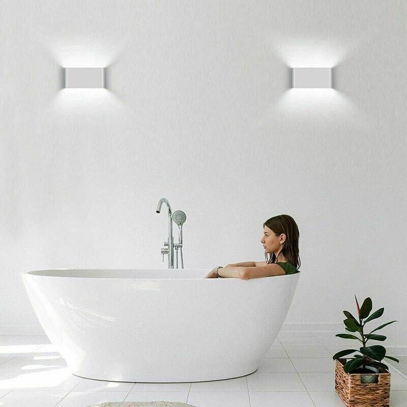 LED Wall Light IP65 Waterproof Modern Up Down Outdoor Indoor Sconce Lamp - Wall Light - White - Warm