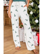 Skobeloff Christmas Tree Print Tee and Pants Lounge Set - L
