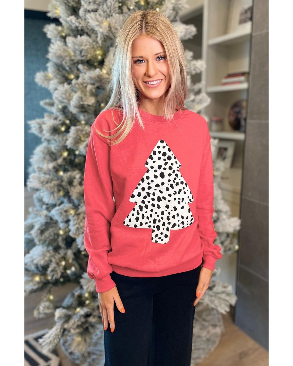 Azura Exchange Leopard Print Pullover Sweatshirt - M