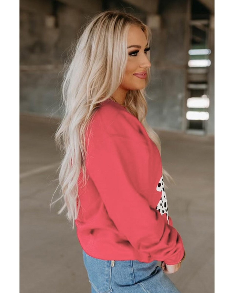 Azura Exchange Leopard Print Pullover Sweatshirt - M