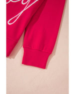 Fiery Red Christmas Santa Baby Tinsel Graphic Sweatshirt - S