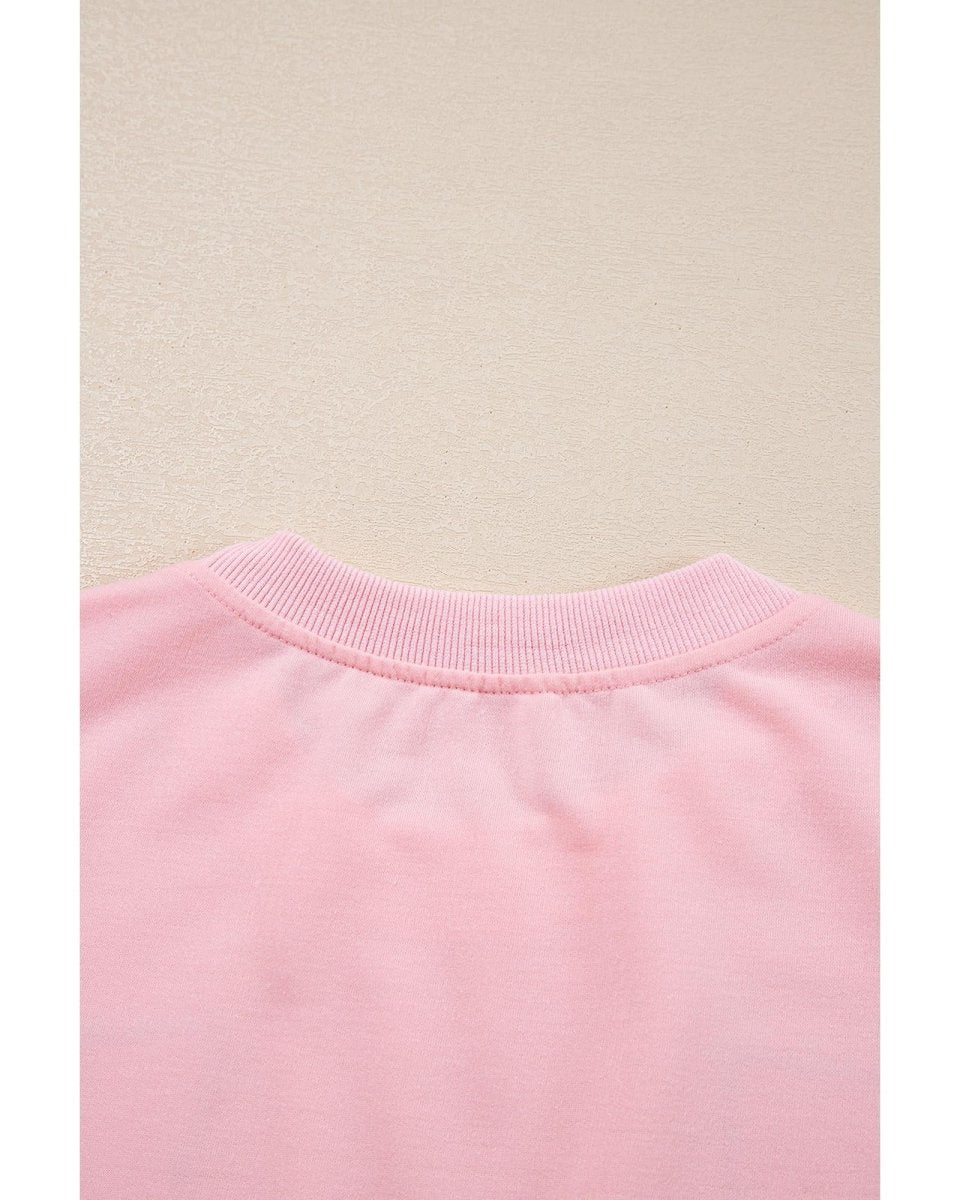 Pink Nutcracker Christmas Crew Neck Sweatshirt - S