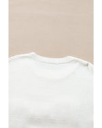 White Tinsel Merry and Bright Graphic Christmas Sweater - XL