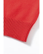Fiery Red Merry Graphic Christmas Plus Size Sweater - 3X