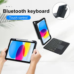 2022 Ipad 10.9 Touch Keyboard Case - Split Type Bluetooth Leather