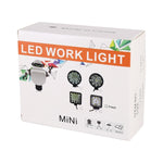 Car Square Work Light With 6 Cob Lamp Beads
