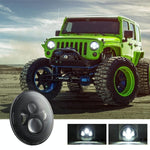 7 Inch H4 / H13 Dc 9V - 30V 4000Lm 6000K 40W 7 Inch Car Round Shape Led Headlight Lamps For Jeep Wrangler