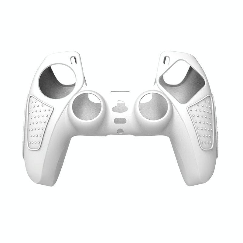 Black Silicone Protective Case for Ps5 Gamepad - Anti - skid Cover - Black + 2 Hats
