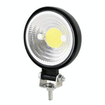 Car Round Work Light With Cob Lamp Beads