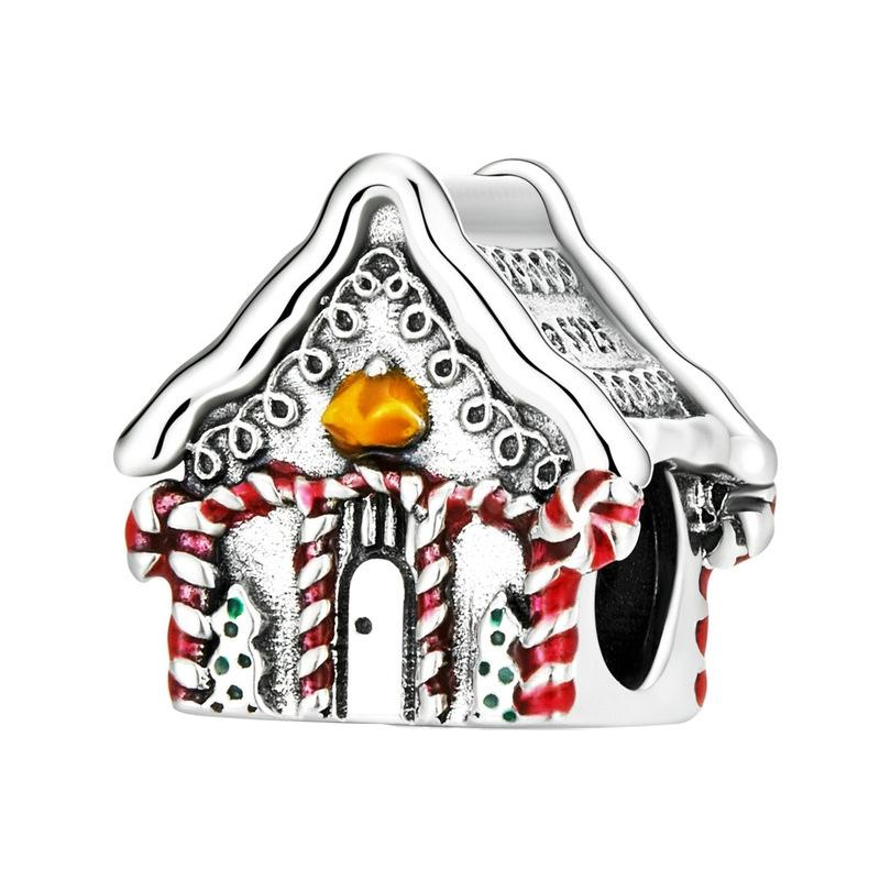 925 Sterling Silver Christmas Bead Diy Accessories
