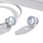 925 Sterling Silver Christmas Night Snow Scene Beads For Diy Bracelet Or Necklace