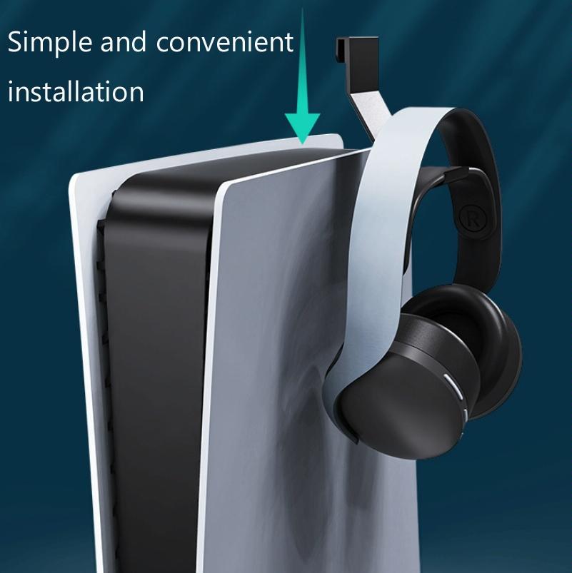 Ps5 Headphone Storage Rack - 3 Pairs Side - mounted Hook