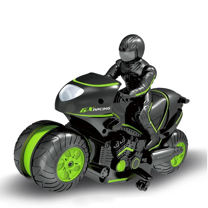 High - speed 2.4g Rc Motorcycle for Drifting and Off - road Riding - Black Green