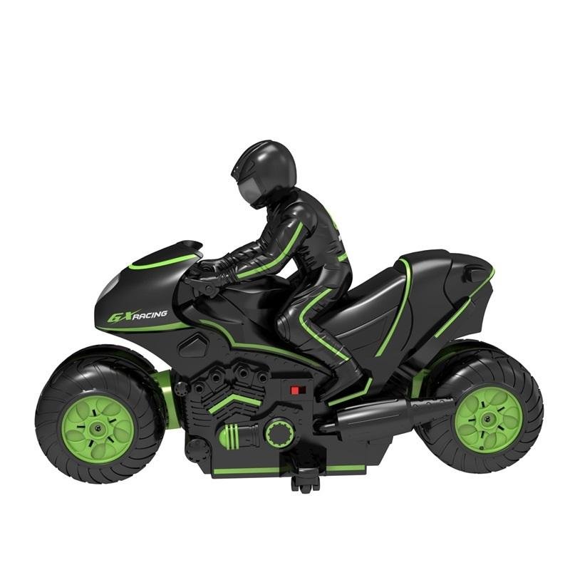 High - speed 2.4g Rc Motorcycle for Drifting and Off - road Riding - Black Green