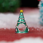 925 Sterling Silver Christmas Tree House Bracelet Beads