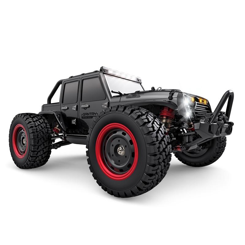 Off - road 4wd Electric Rc Vehicle - 2.4g Wrangler Black