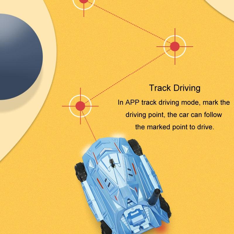 720p Hd Camera Rc Car with Real - time Surveillance and Remote Control - Tank Design - Orange