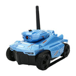 720p Hd Camera Rc Car with Real - time Surveillance and Remote Control - Tank Design - Orange