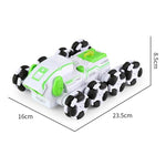 Intelligent 8 - wheel Stunt Vehicle with Remote Control - Orange