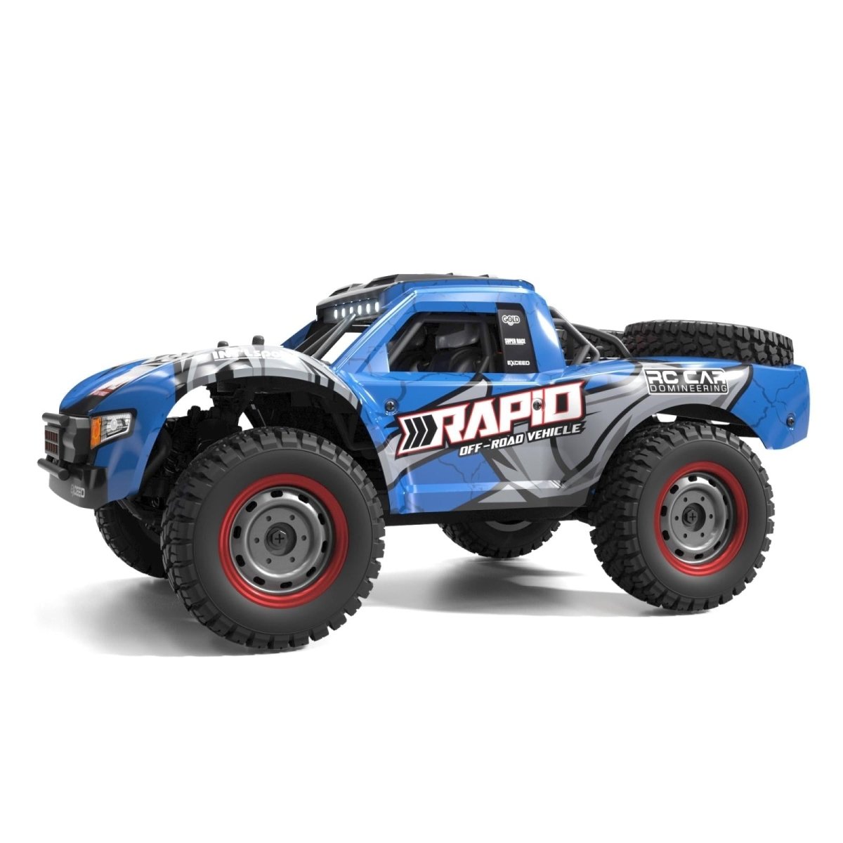 High - speed 4wd Pickup Rc Car with Full - scale High - brush Design - Blue