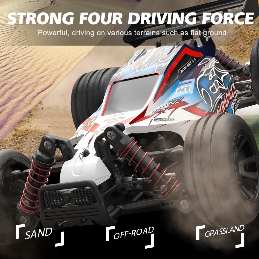 High Speed 4wd Rc Car - 1 18 Scale - Blue
