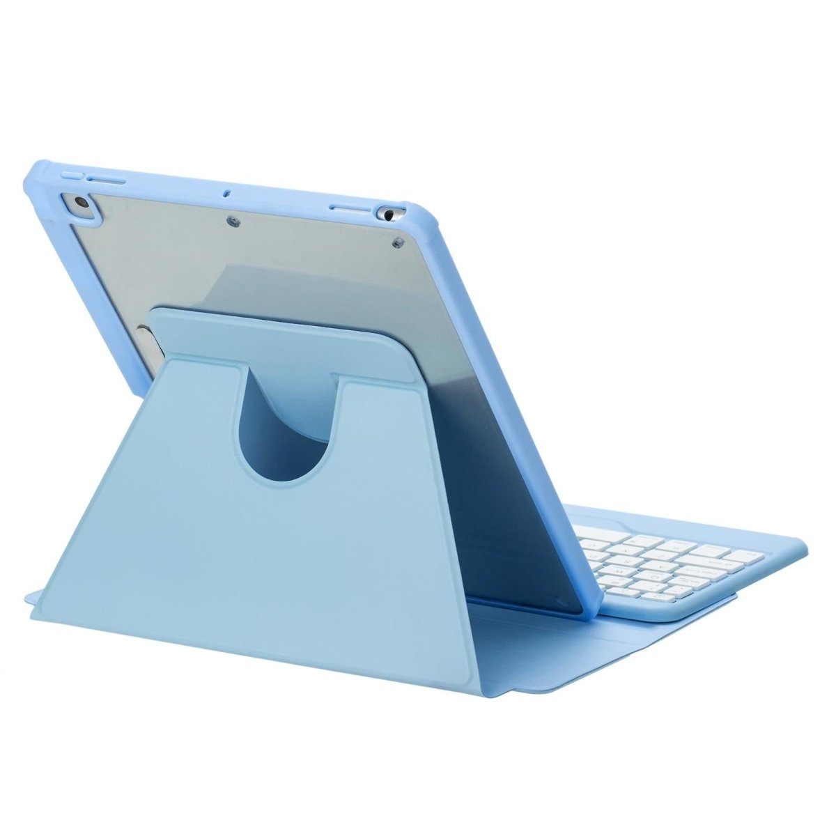 360 Rotation Bluetooth Keyboard Leather Case For Ipad 10.9 2022 - Black
