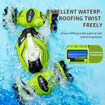 Double - sided 2.4g Rc Amphibious Car - 4wd - Green