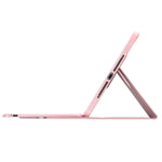 360 Rotation Bluetooth Keyboard Leather Case For Ipad 10.9 2022 With Backlight - Black