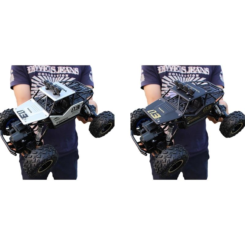Off - road Climbing Car with 2.4ghz Remote Control and Double Motors - Black