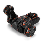 360 - degree Swing Arm Rc Car with 5 Wheels - Multifunctional 2.4g - Black