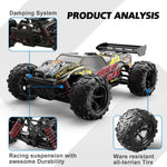 High Speed 4wd Rc Car - 1 18 Scale - Black / Yellow